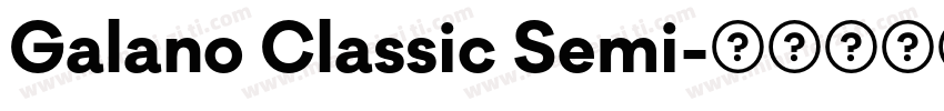 Galano Classic Semi字体转换